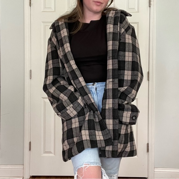 Talbots | Wool Plaid Coat Shacket - Picture 3 of 7